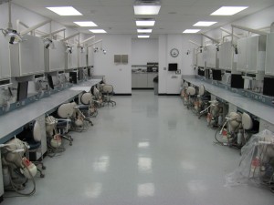 Dental school simulation labs to practice