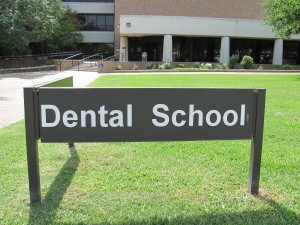 Dental School sign in San Antonio Texas